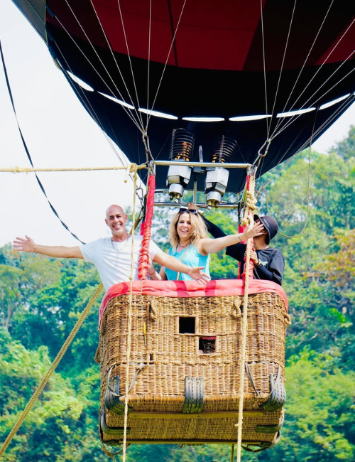 Hot Air Balloon over Munnar